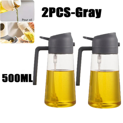 200/300/500ml Oil Spray Bottle BBQ Cooking Olive Oil Sprayer Plastic