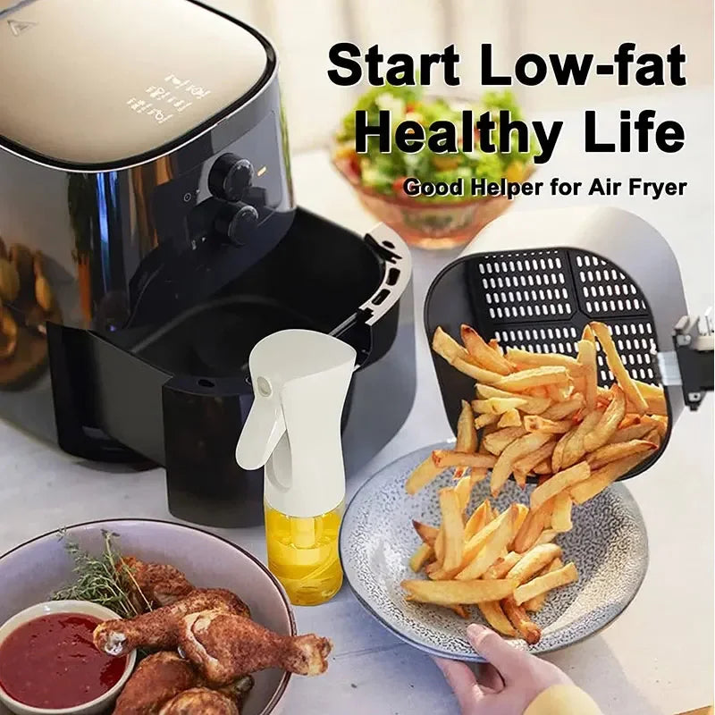 200/300/500ml Oil Spray Bottle BBQ Cooking Olive Oil Sprayer Plastic